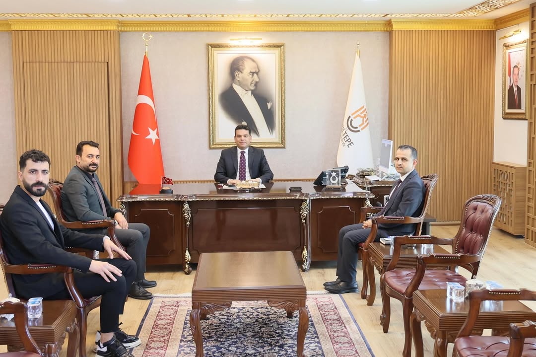ŞEHİT GAZİ BİRLİK-SEN MARDİN İL BAŞKANI HALİL ÇİFÇİ KAYMAKAMIMIZ ABDULLAH ŞAHİN’İ ZİYARET ETTİ